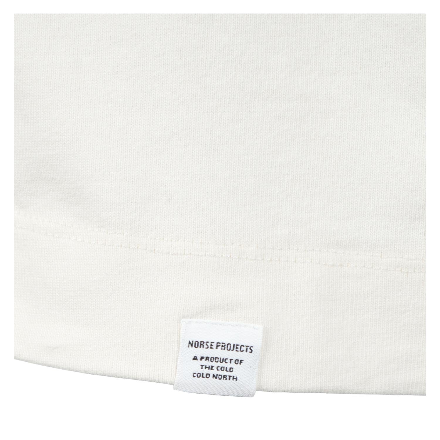 Isefjord Compact Cotton Long Sleeve T Shirt Ecru