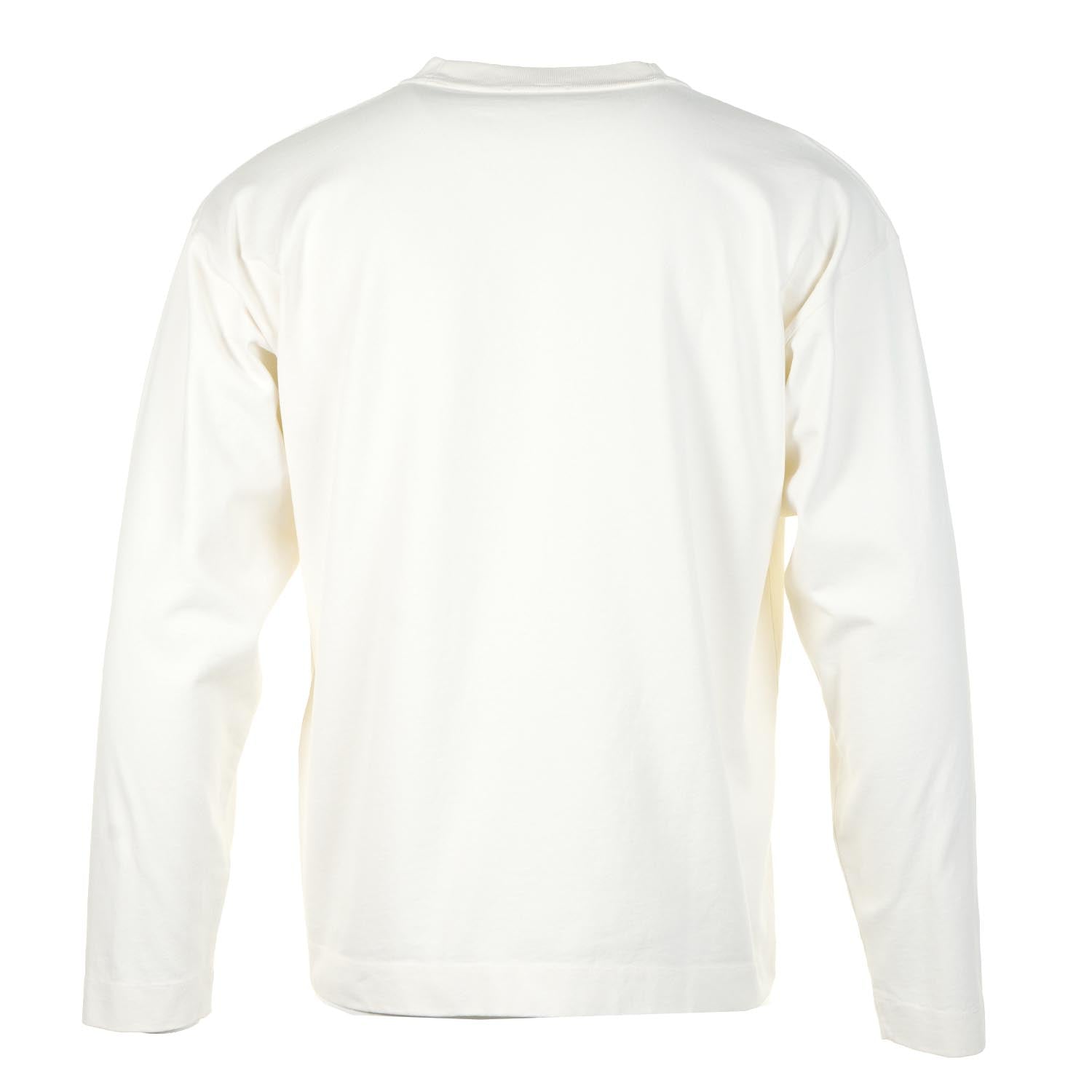 Isefjord Compact Cotton Long Sleeve T Shirt Ecru