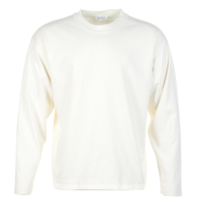 Isefjord Compact Cotton Long Sleeve T Shirt Ecru