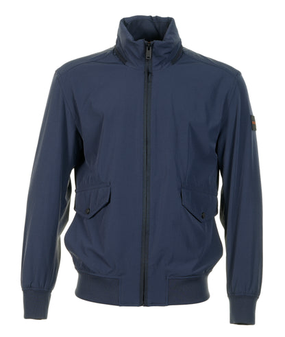 Ohice Full Zip Hooded Jacket Dark Blue