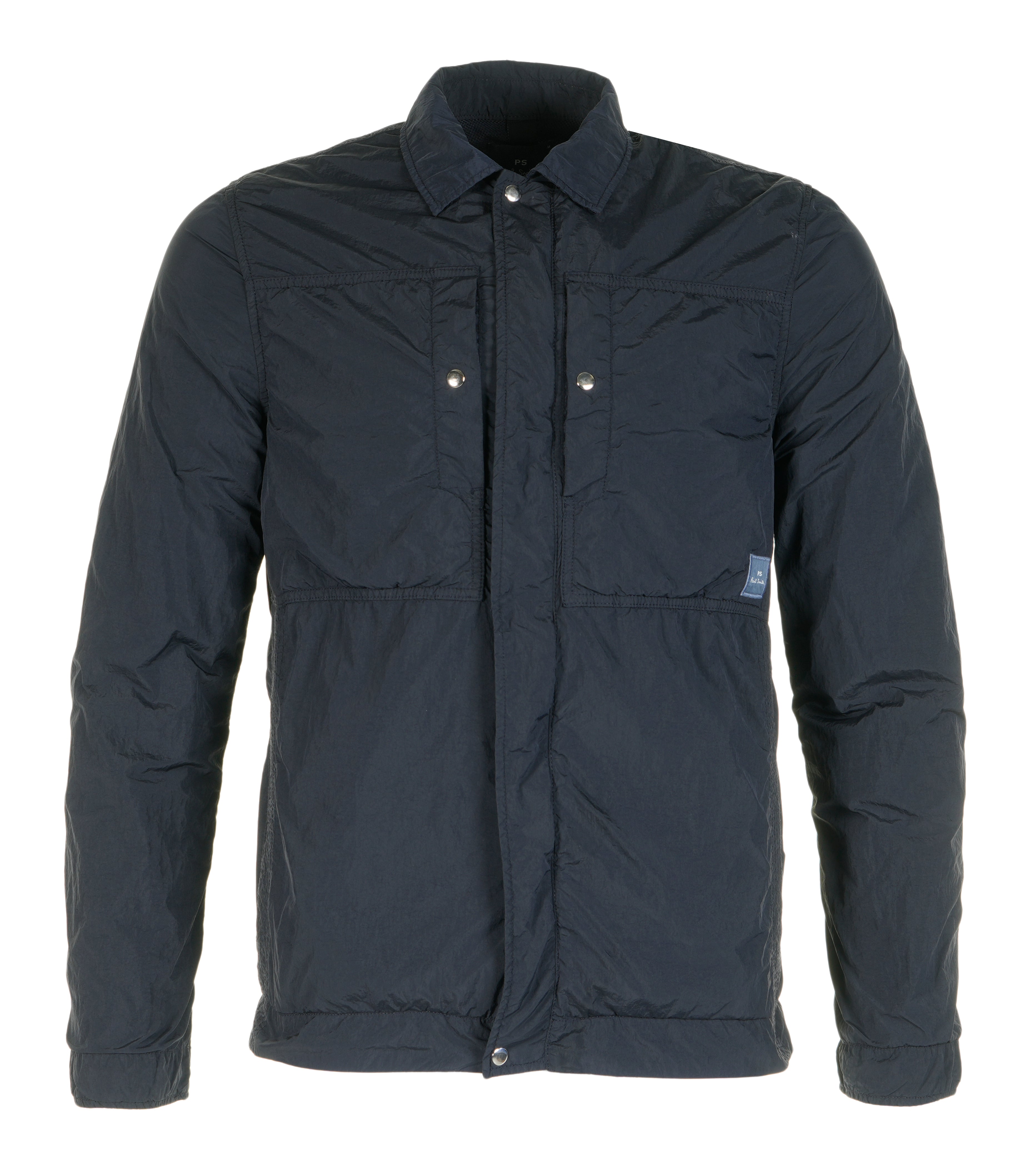 Garment Dyed Nylon Jacket Navy