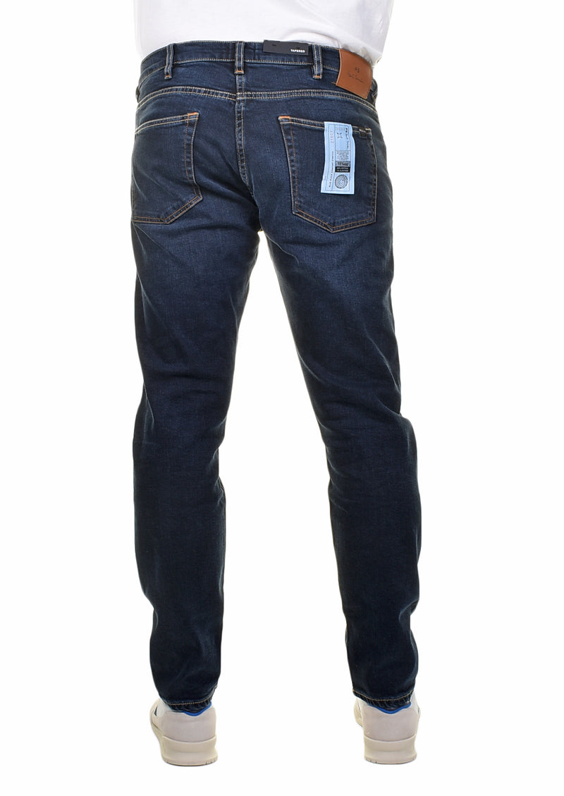 Tapered Fit Jeans Dark Wash