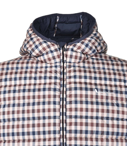 Active Hooded Puffer Jacket Club Check