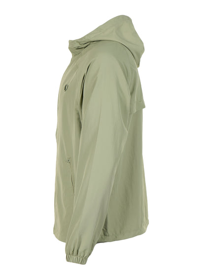 Hooded Taslan Shell Jacket Olive Mint