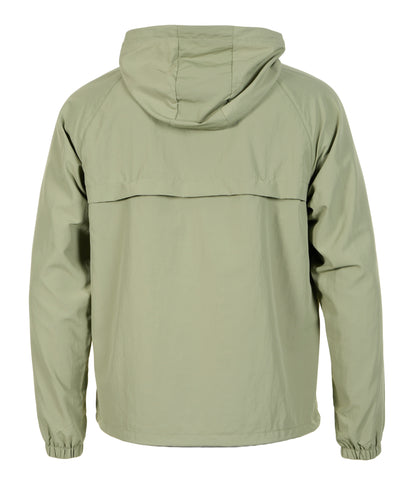 Hooded Taslan Shell Jacket Olive Mint