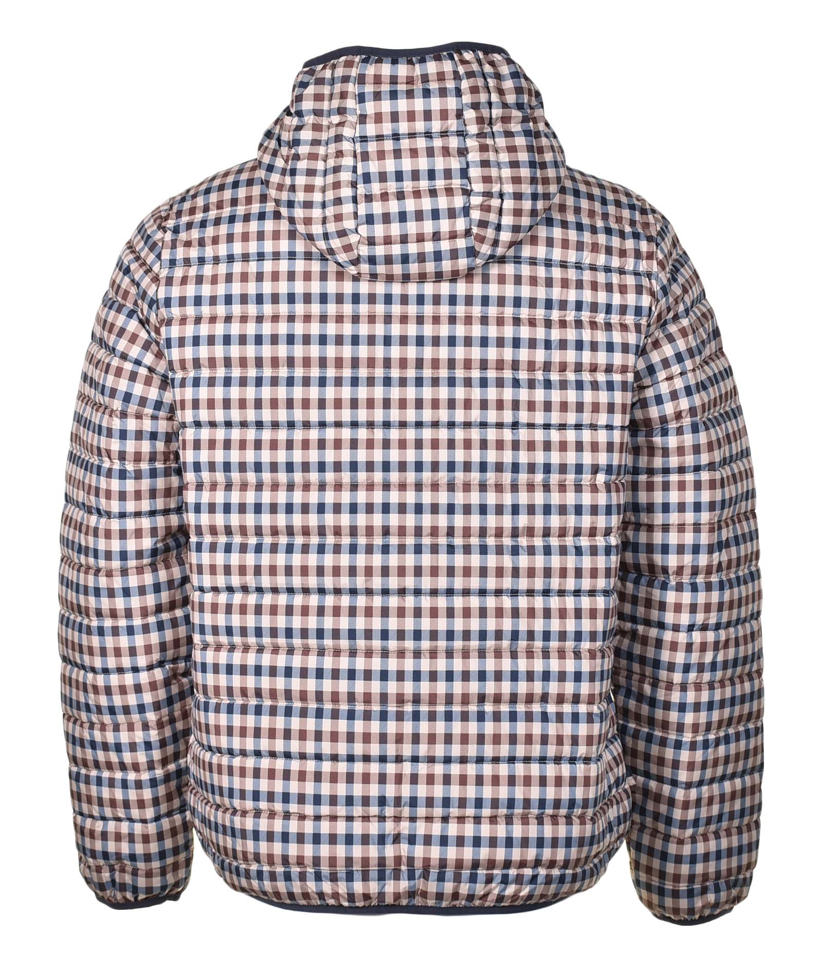 Active Hooded Puffer Jacket Club Check