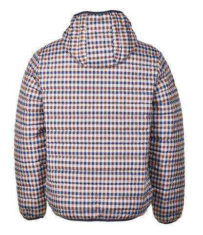 Active Hooded Puffer Jacket Club Check