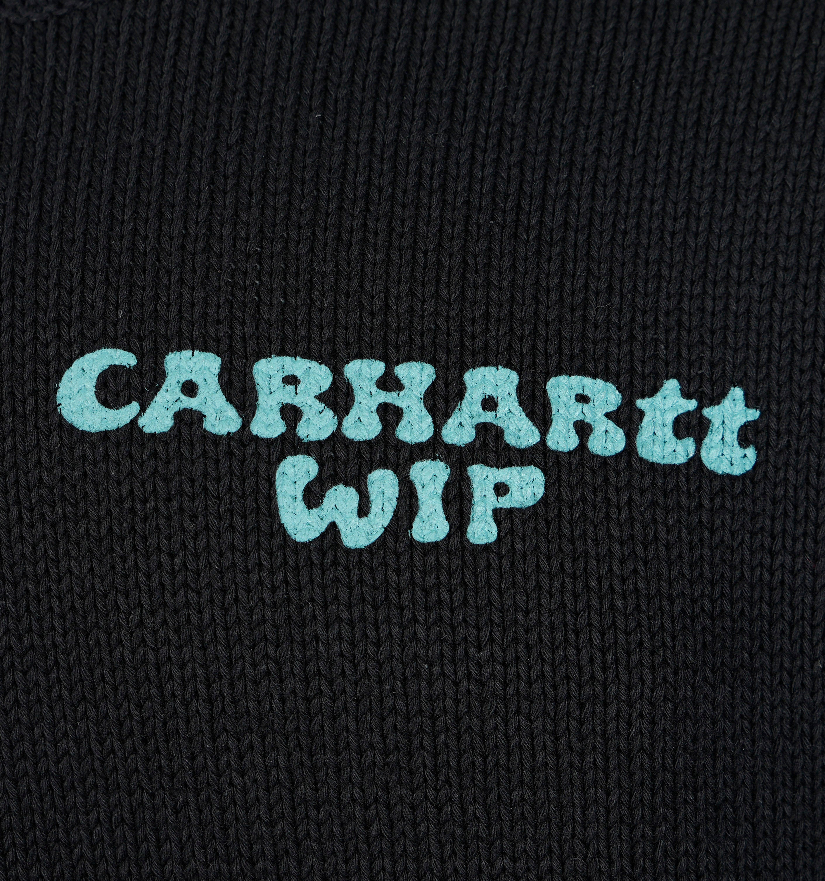 Knitted Helix Sweatshirt Black