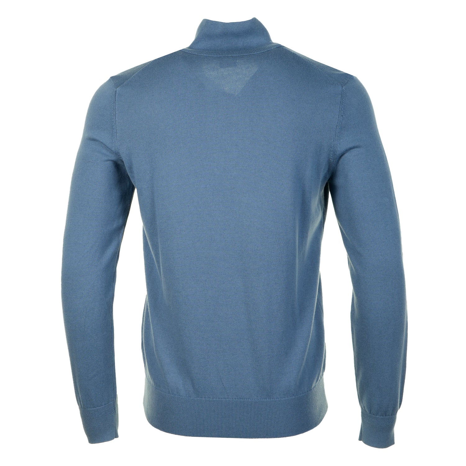 Kanobix Knitted Quarter Zip 495 Open Blue