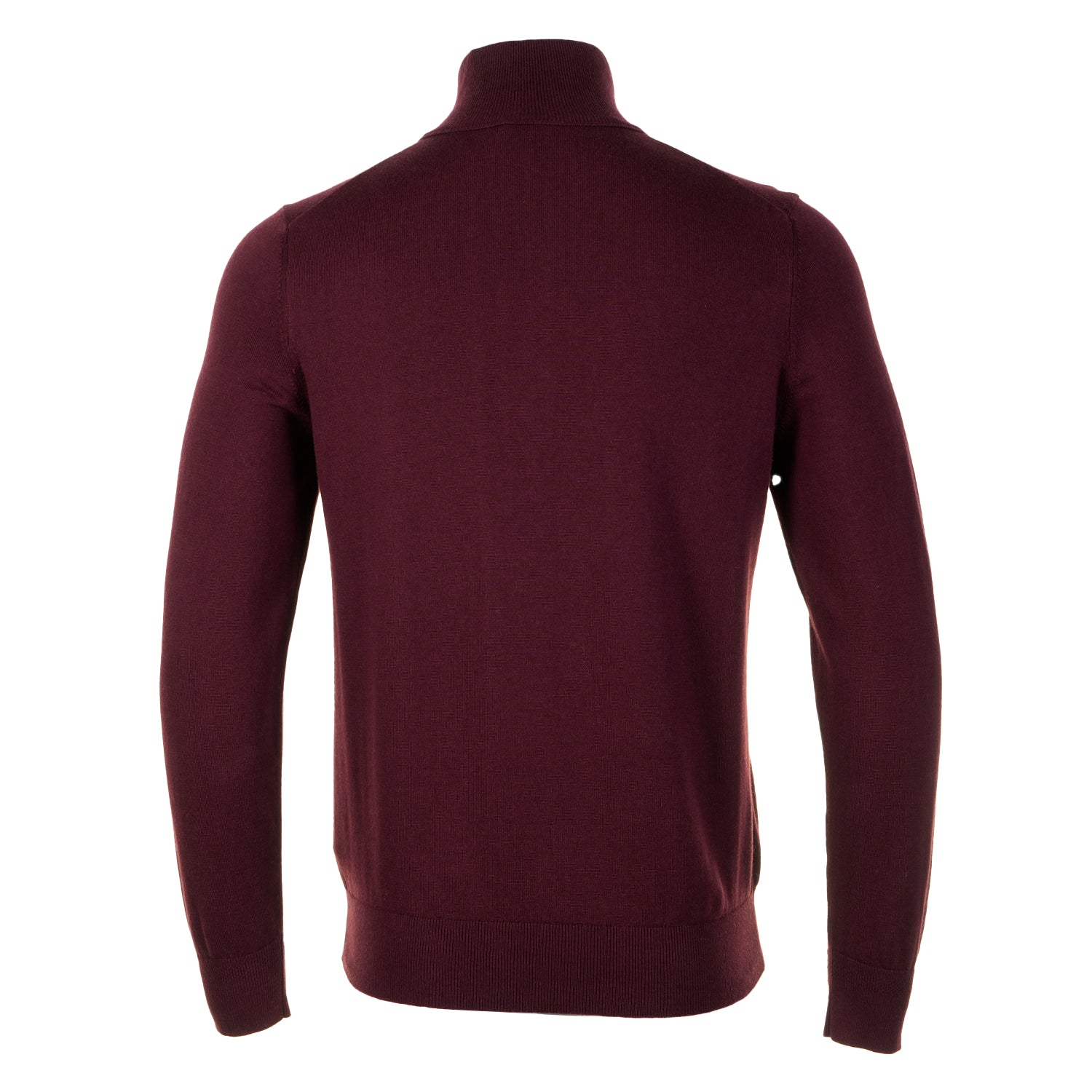 Kanobix Knitted Quarter Zip 604 Dark Red