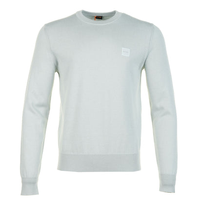Boss Orange Kanovano Knitted Jumper 043 Silver