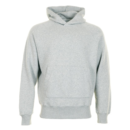 Kerid Relaxed Cotton Wool Hoodie Grey Melange