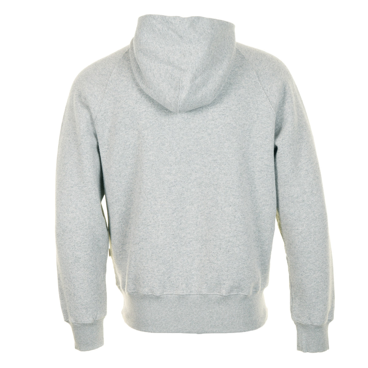 Kerid Relaxed Cotton Wool Hoodie Grey Melange