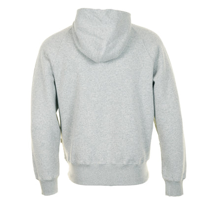 Kerid Relaxed Cotton Wool Hoodie Grey Melange