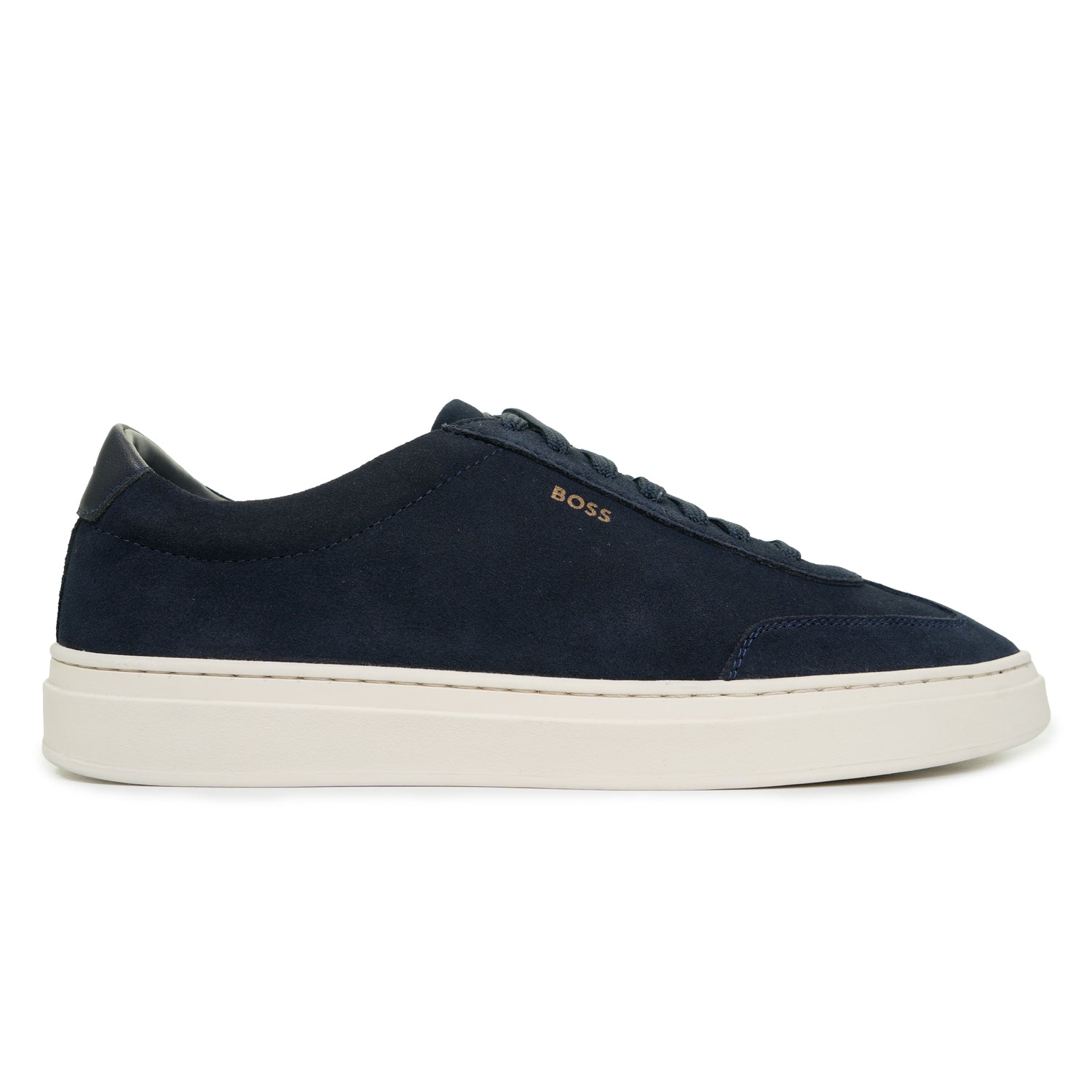 Kieran Tenn Suede Trainers Dark Blue