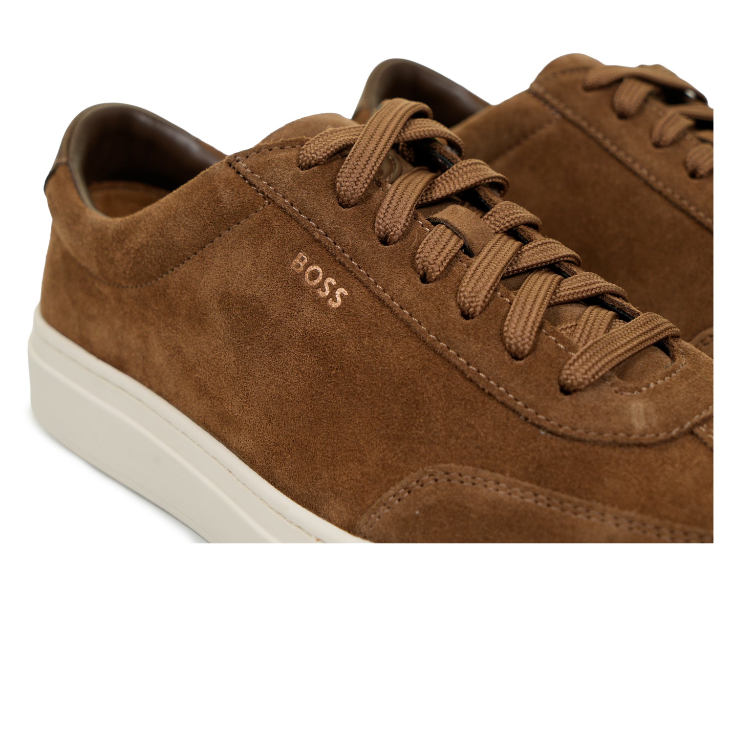 Kieran Tenn Suede Trainers Medium Beige