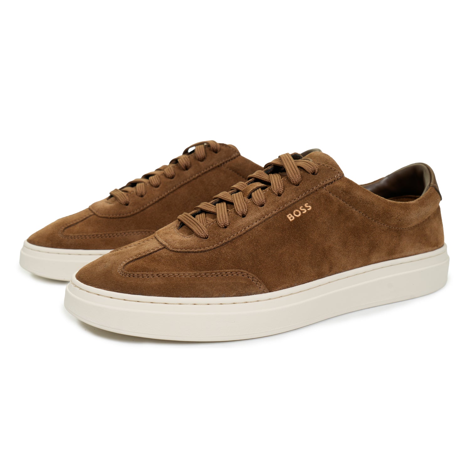Kieran Tenn Suede Trainers Medium Beige