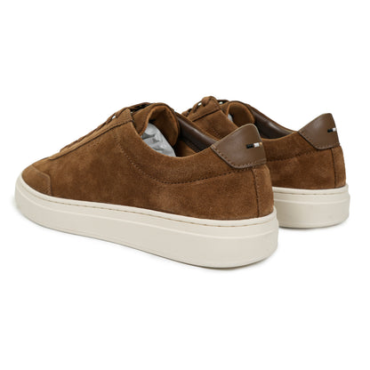 Kieran Tenn Suede Trainers Medium Beige