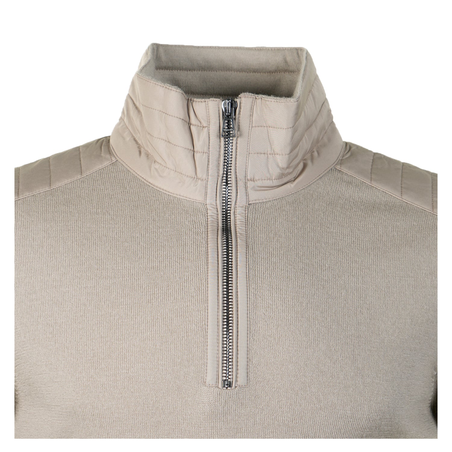 Belstaff Kilmington Quarter Zip Dark Sand