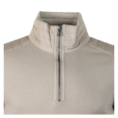 Belstaff Kilmington Quarter Zip Dark Sand