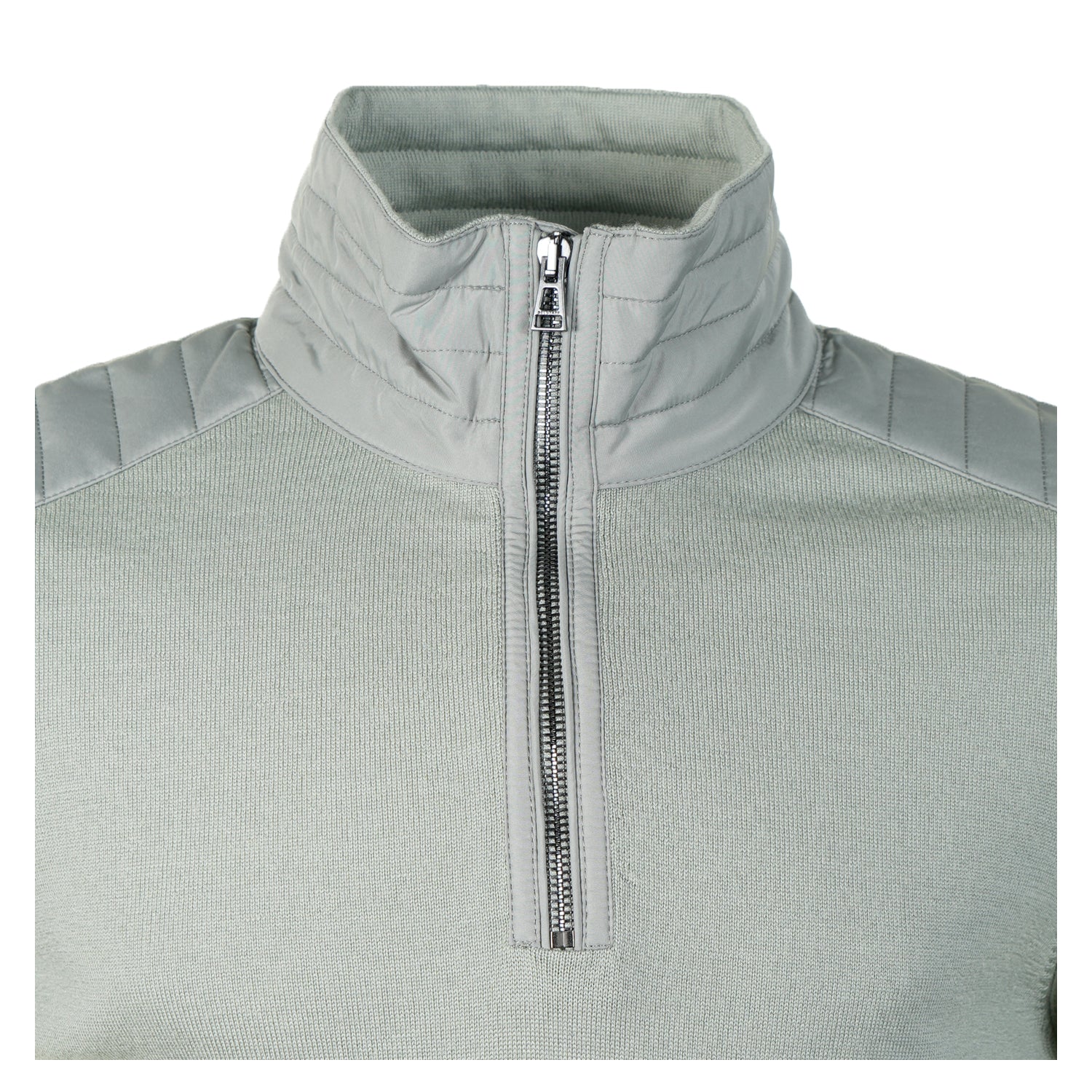 Belstaff Kilmington Quarter Zip Lichen Green