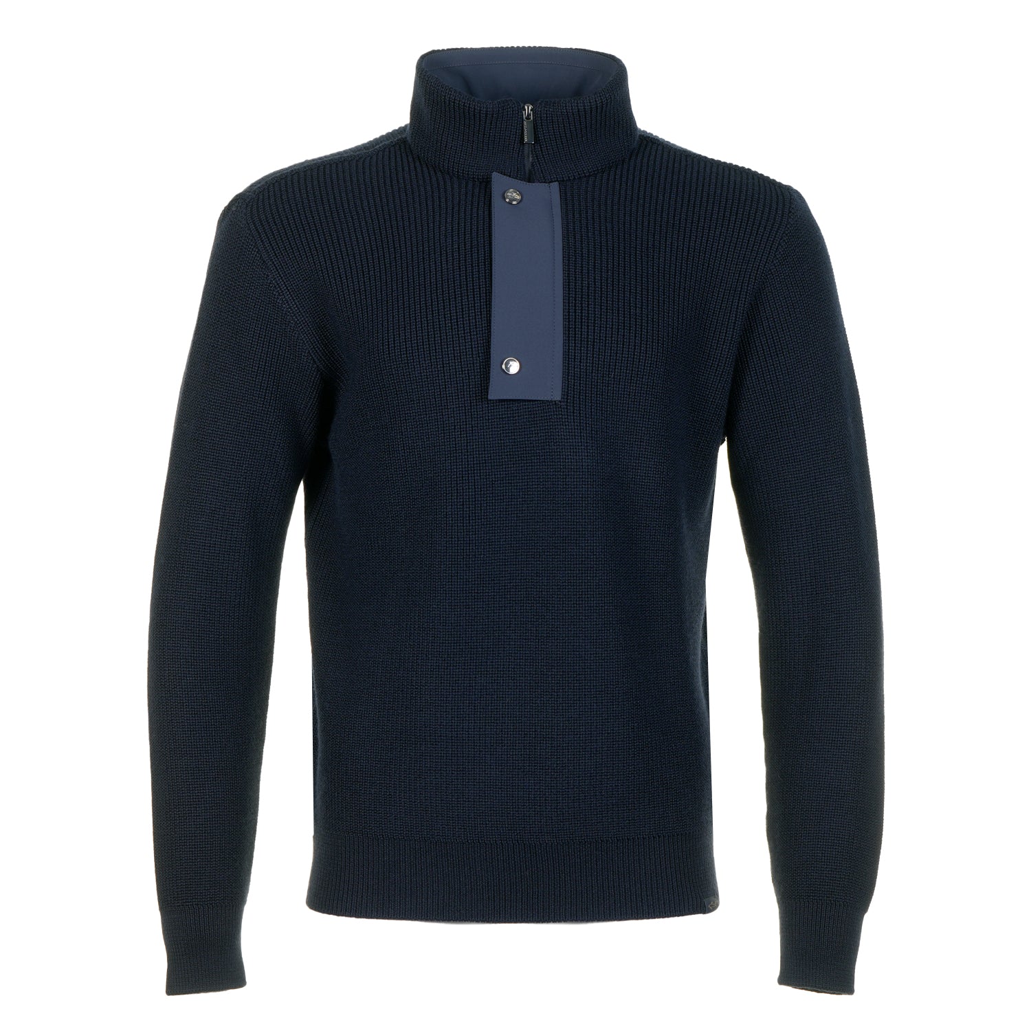 Bio Viscose Half Zip Typhoon Sweater Navy