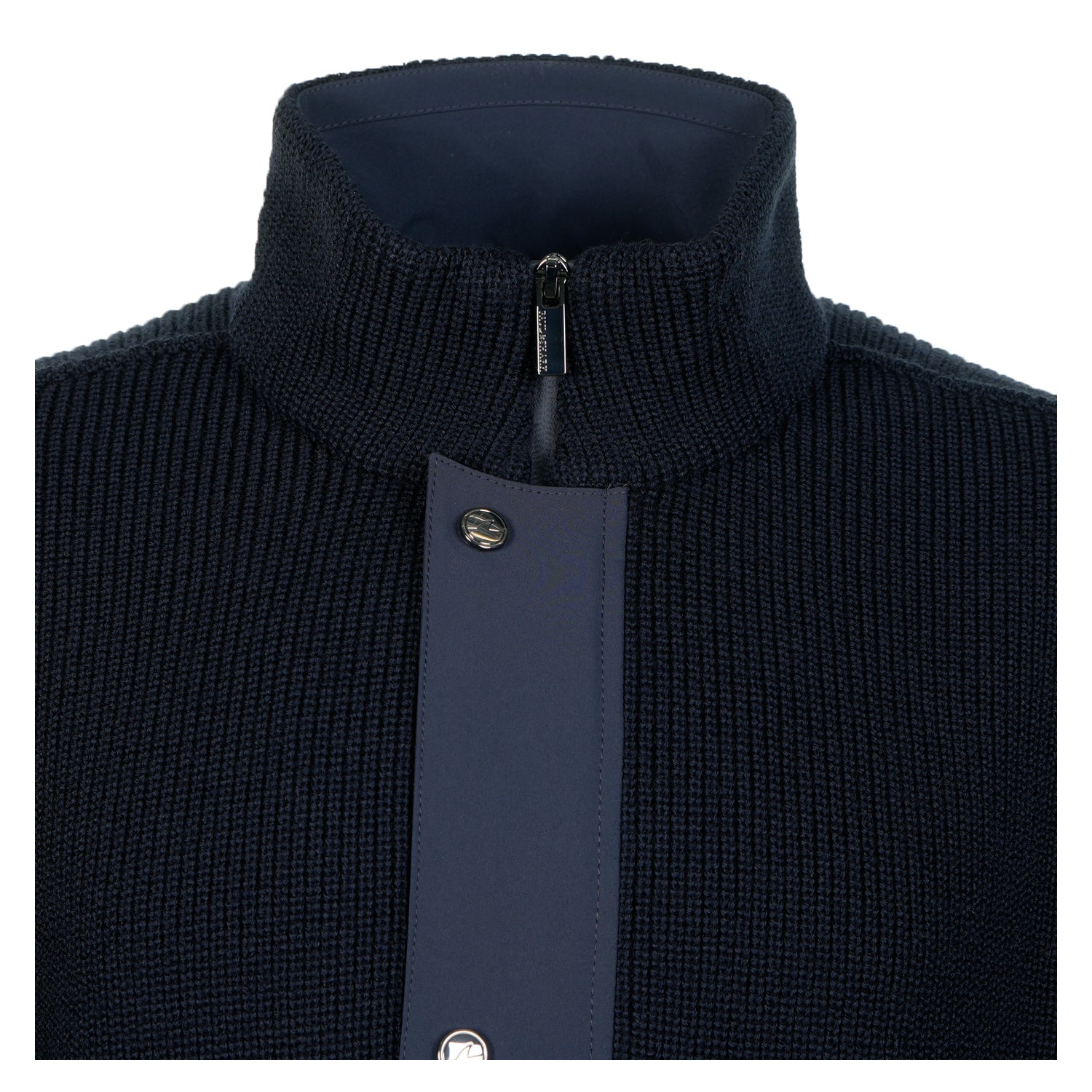 Bio Viscose Half Zip Typhoon Sweater Navy