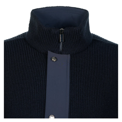 Bio Viscose Half Zip Typhoon Sweater Navy
