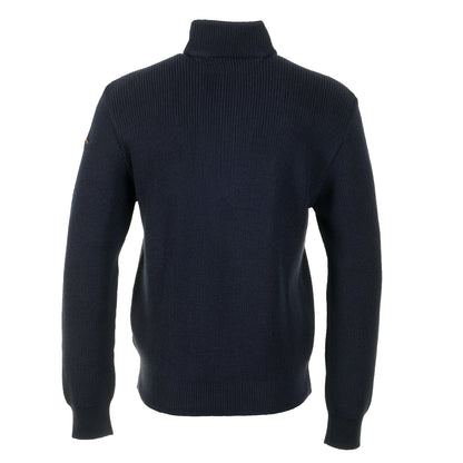 Bio Viscose Half Zip Typhoon Sweater Navy