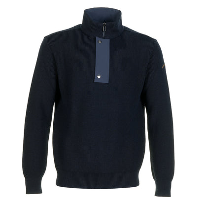 Bio Viscose Half Zip Typhoon Sweater Navy