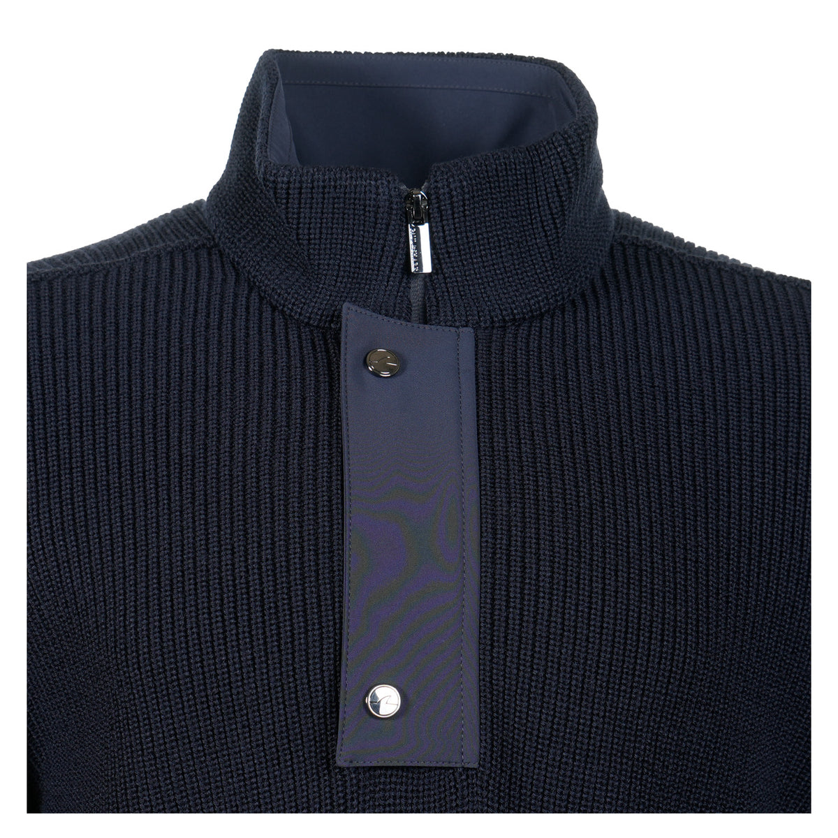 Bio Viscose Half Zip Typhoon Sweater Navy