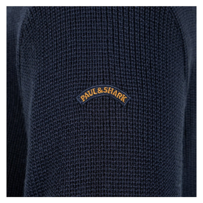 Bio Viscose Half Zip Typhoon Sweater Navy