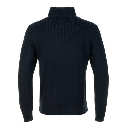 Bio Viscose Half Zip Typhoon Sweater Navy