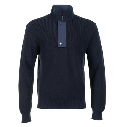 Bio Viscose Half Zip Typhoon Sweater Navy
