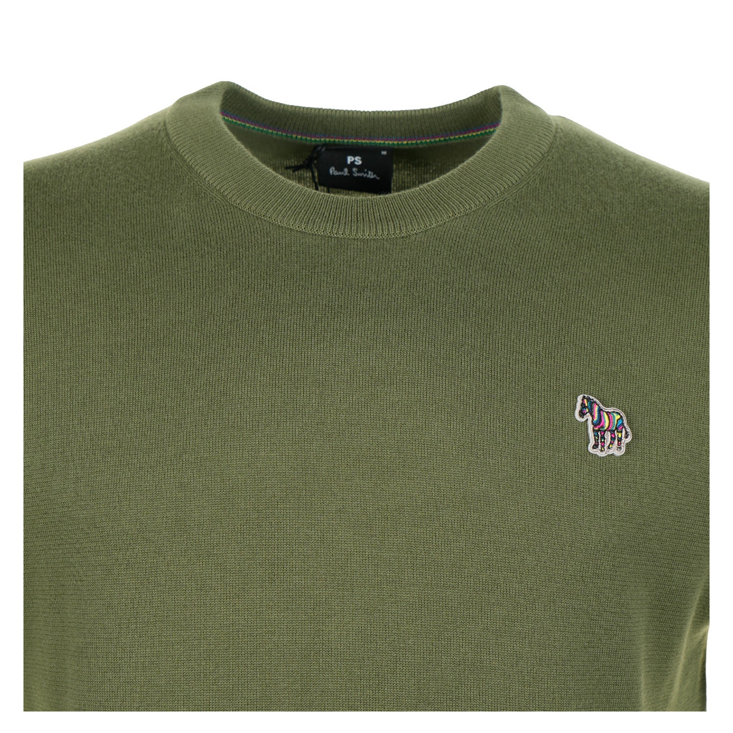 Regular Fit Knitted Short Sleeve T Shirt Military Green