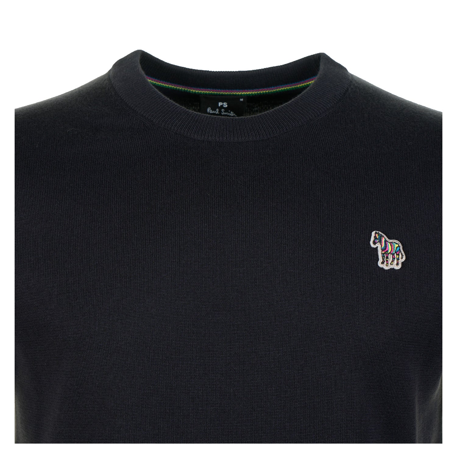 Regular Fit Knitted Short Sleeve T Shirt Very Dark Navy