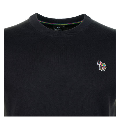 Regular Fit Knitted Short Sleeve T Shirt Very Dark Navy