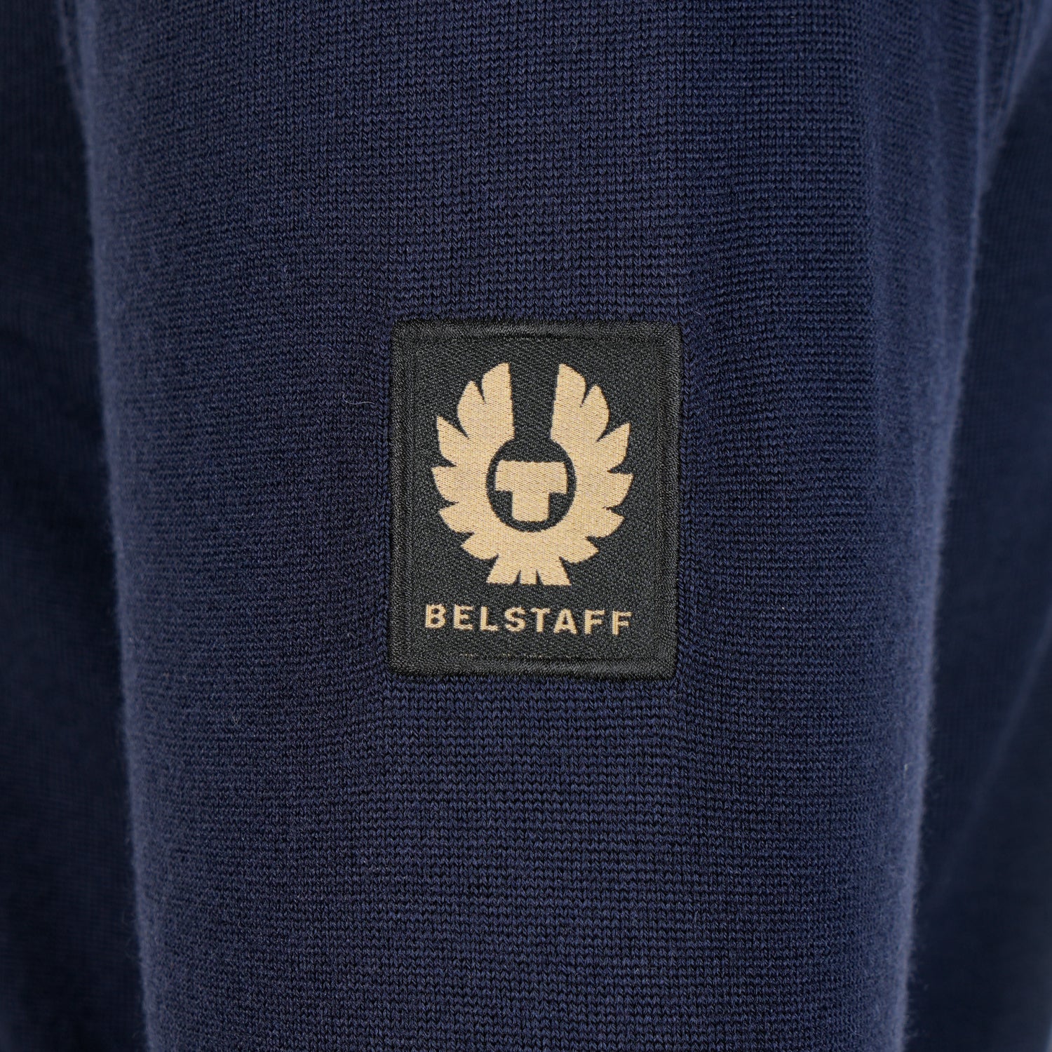 Knitted Short Sleeve Kyle Polo Shirt Dark Ink