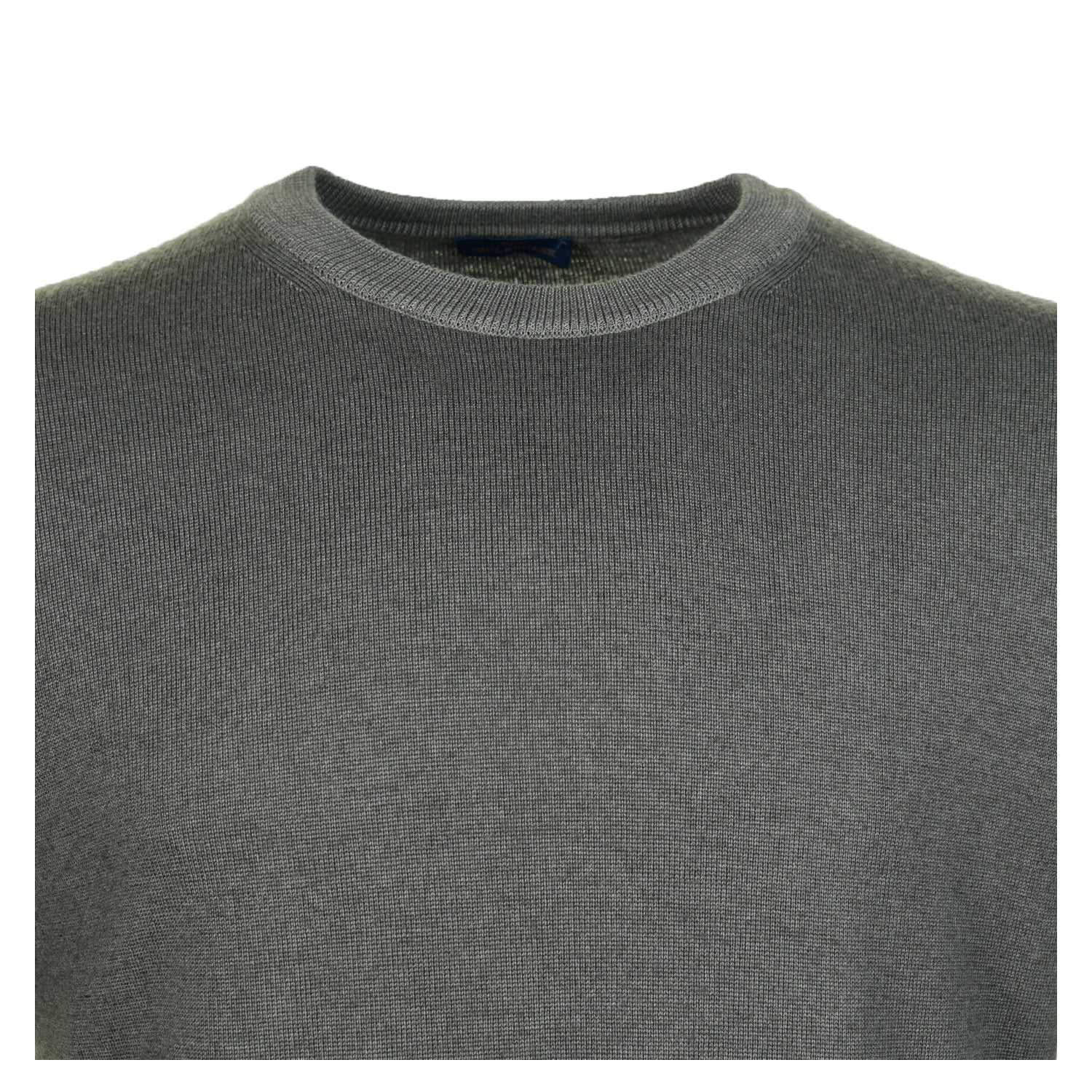 Lambswool Knitted Sweatshirt Khaki Green