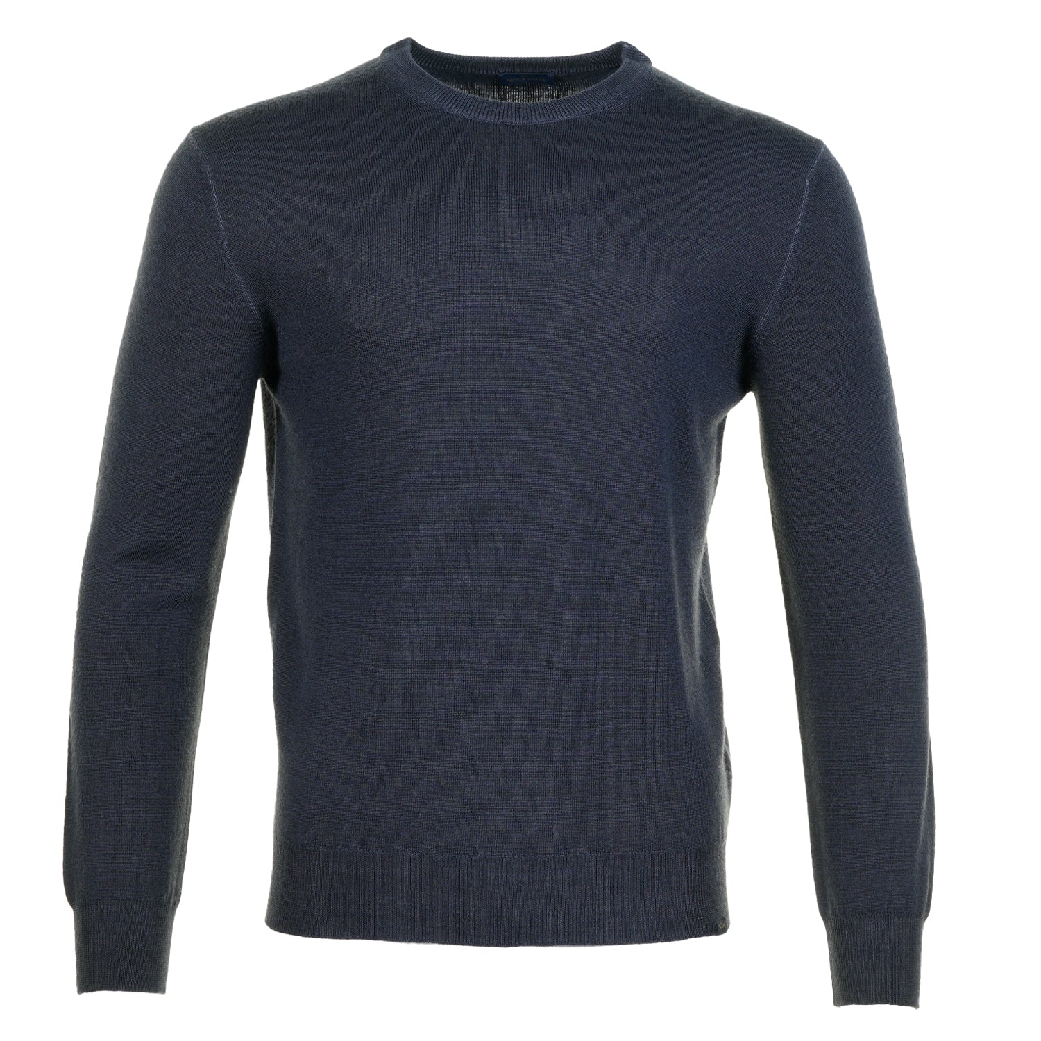 Lambswool Knitted Sweatshirt Navy