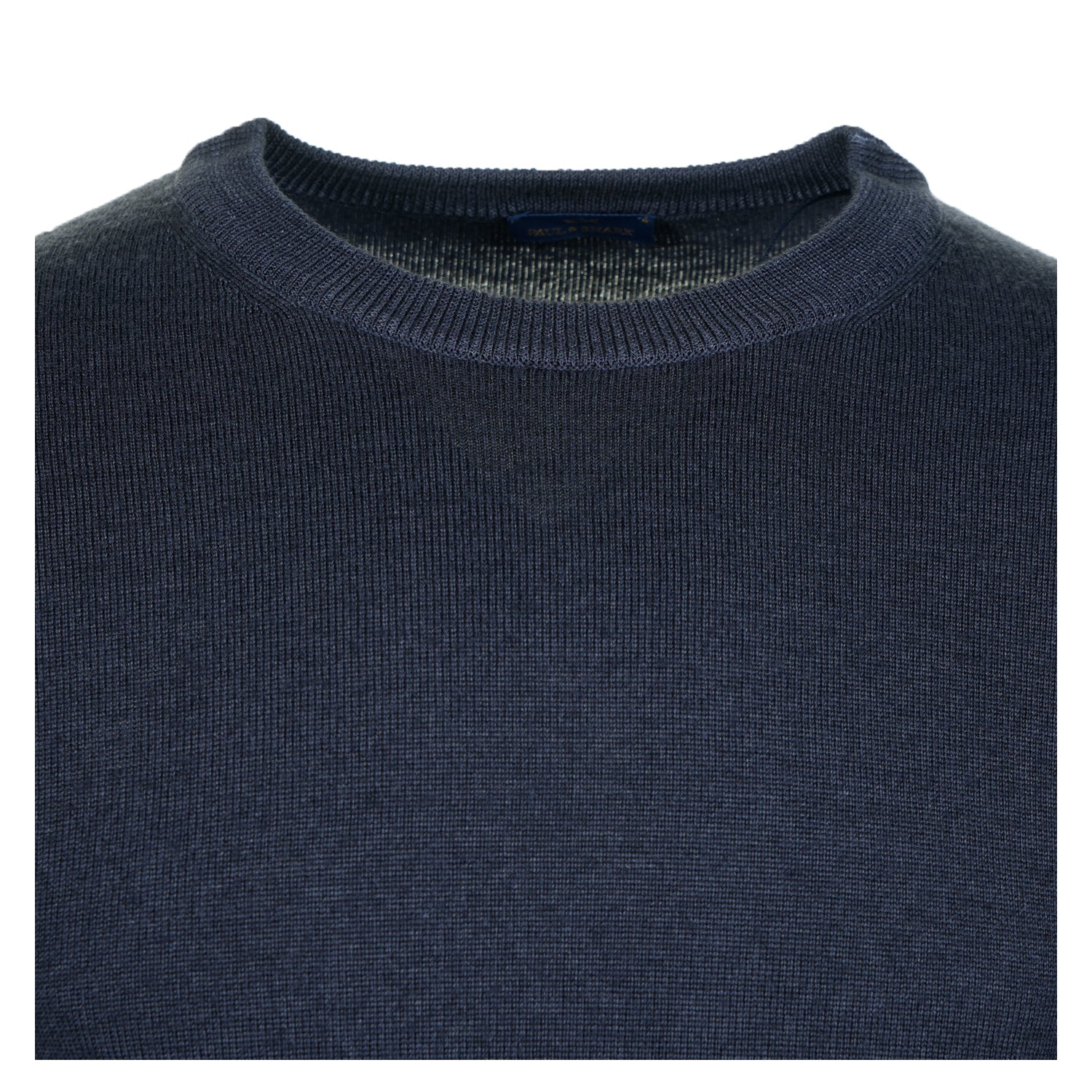 Lambswool Knitted Sweatshirt Navy