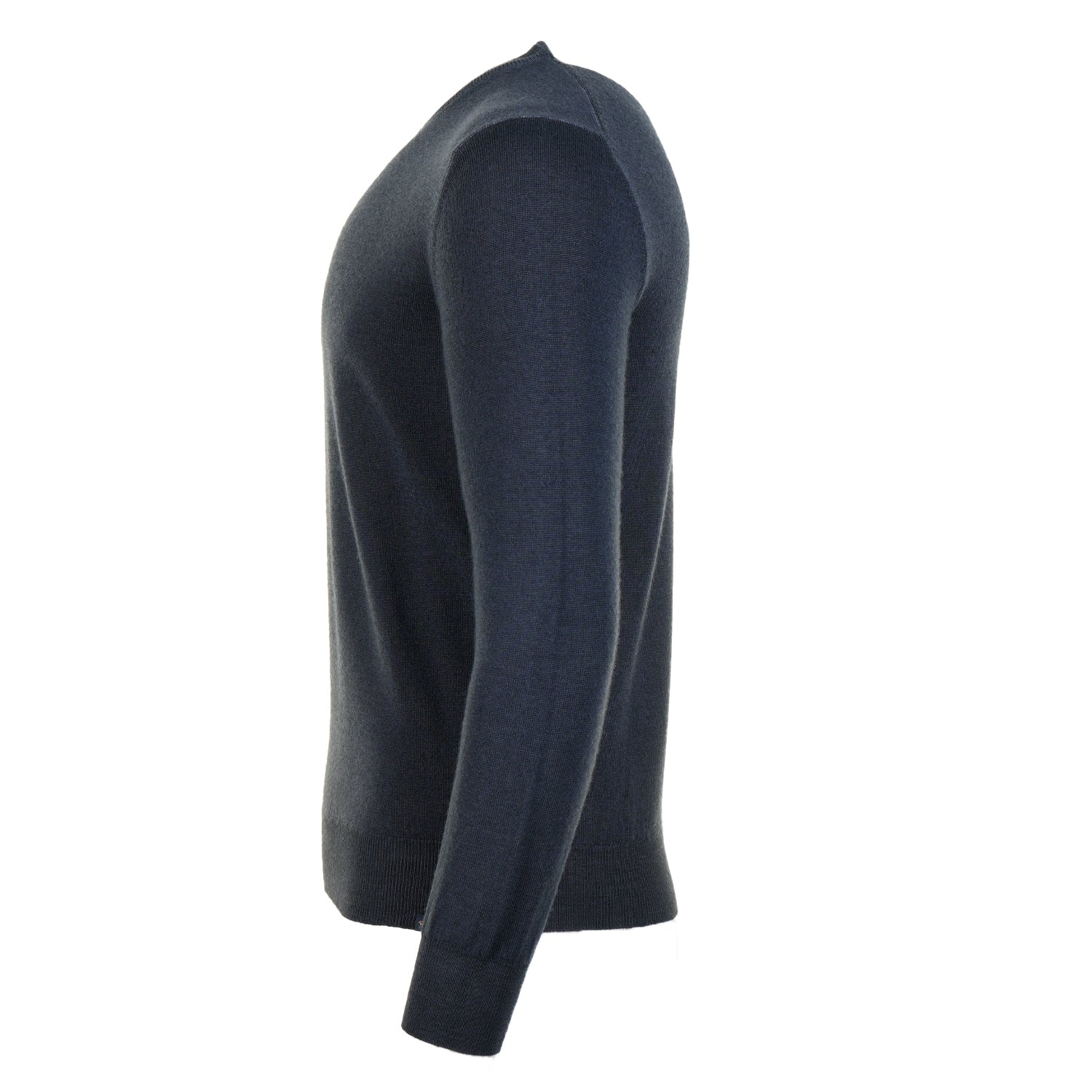 Lambswool Knitted Sweatshirt Navy