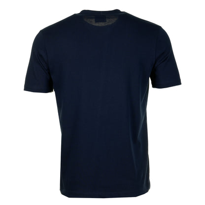 Short Sleeve Shark Logo T Shirt Navy