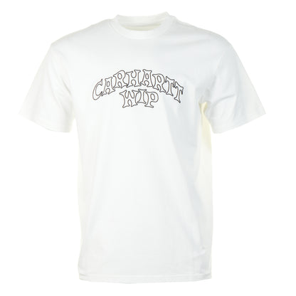 Short Sleeve Limn Script T Shirt White