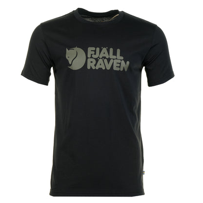 Fjallraven Logo T Shirt M Black