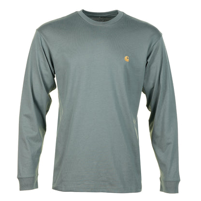 Long Sleeve Chase T Shirt Velvet Green Gold