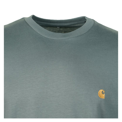 Long Sleeve Chase T Shirt Velvet Green Gold