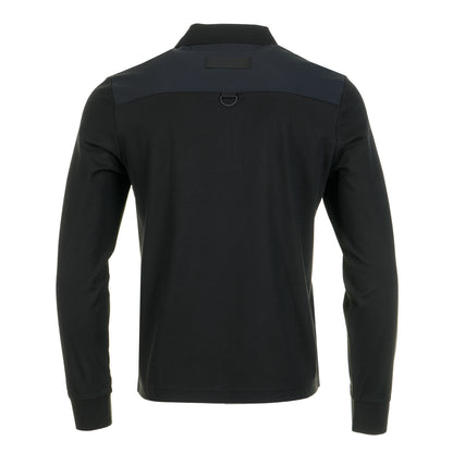Long Sleeve Dalon Polo Shirt Black