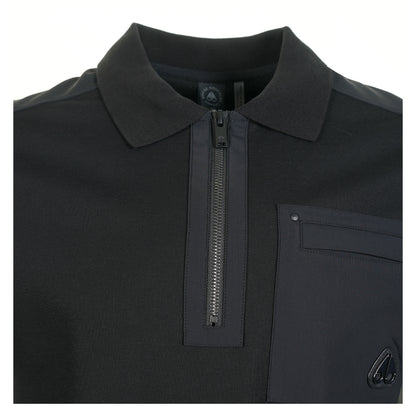 Long Sleeve Dalon Polo Shirt Black