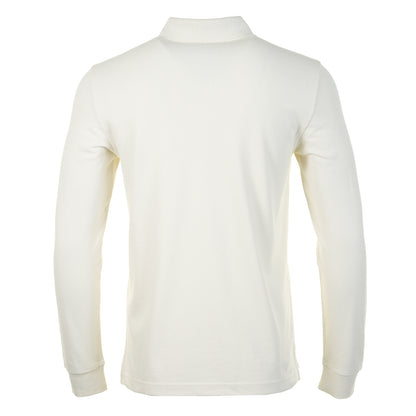Long Sleeve Polo Shirt Silver Birch